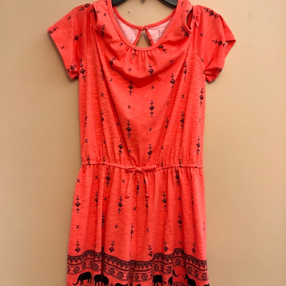 Girls cold shoulder romper